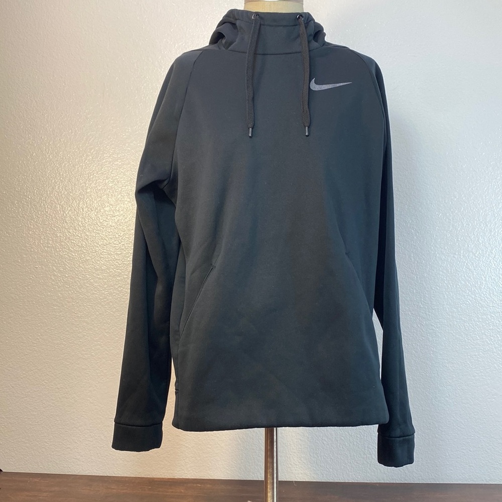 Nike Dri-Fit Hoodie, Thermal-fit, Black, Women’s Fit Medium